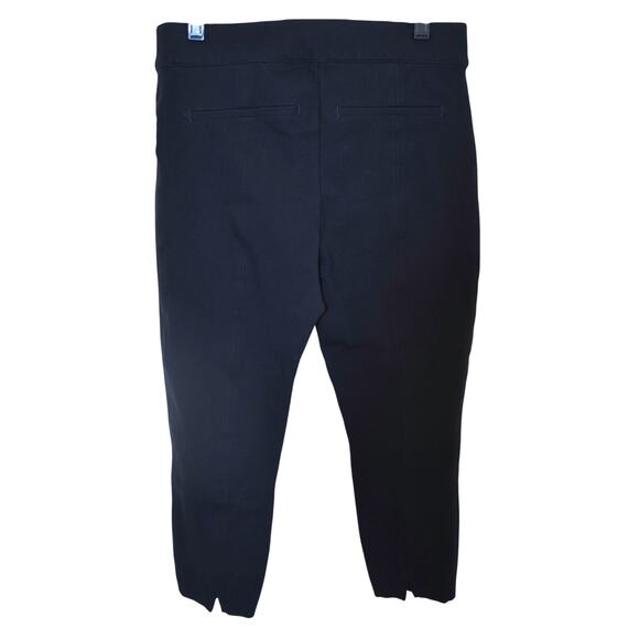 Spanx Stretch Black Ponte Crop Pants Size Medium - Picture 3 of 5